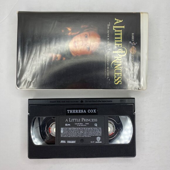 Vintage 1995 Warner Bros Family Entertainment A Little Princess VHS Clamshell - Picture 5 of 8